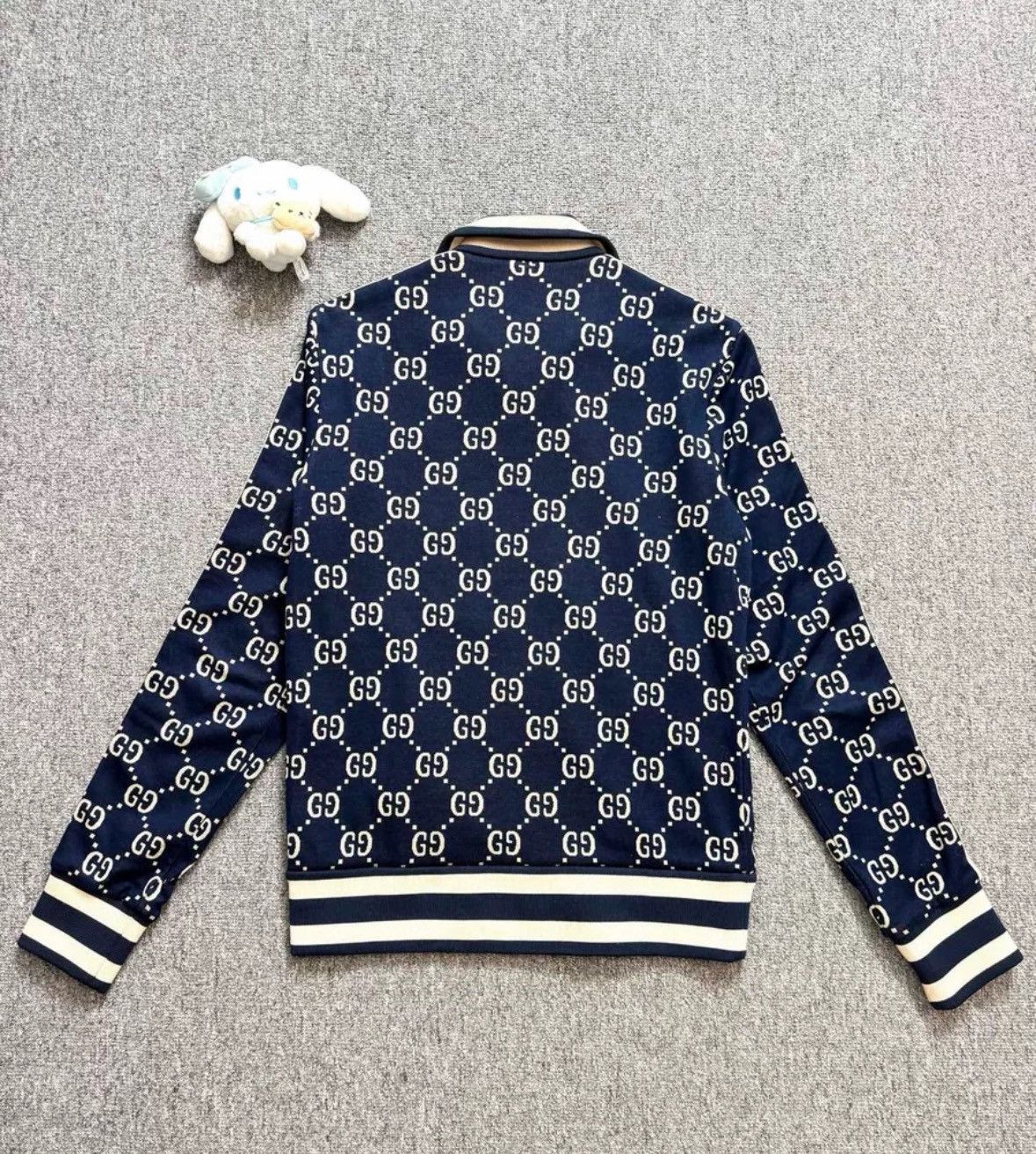 Gucci Gucci Red and blue old flower full logo jacket 2503-Nextarr Size US S / EU 44-46 / 1 - 2 Thumbnail