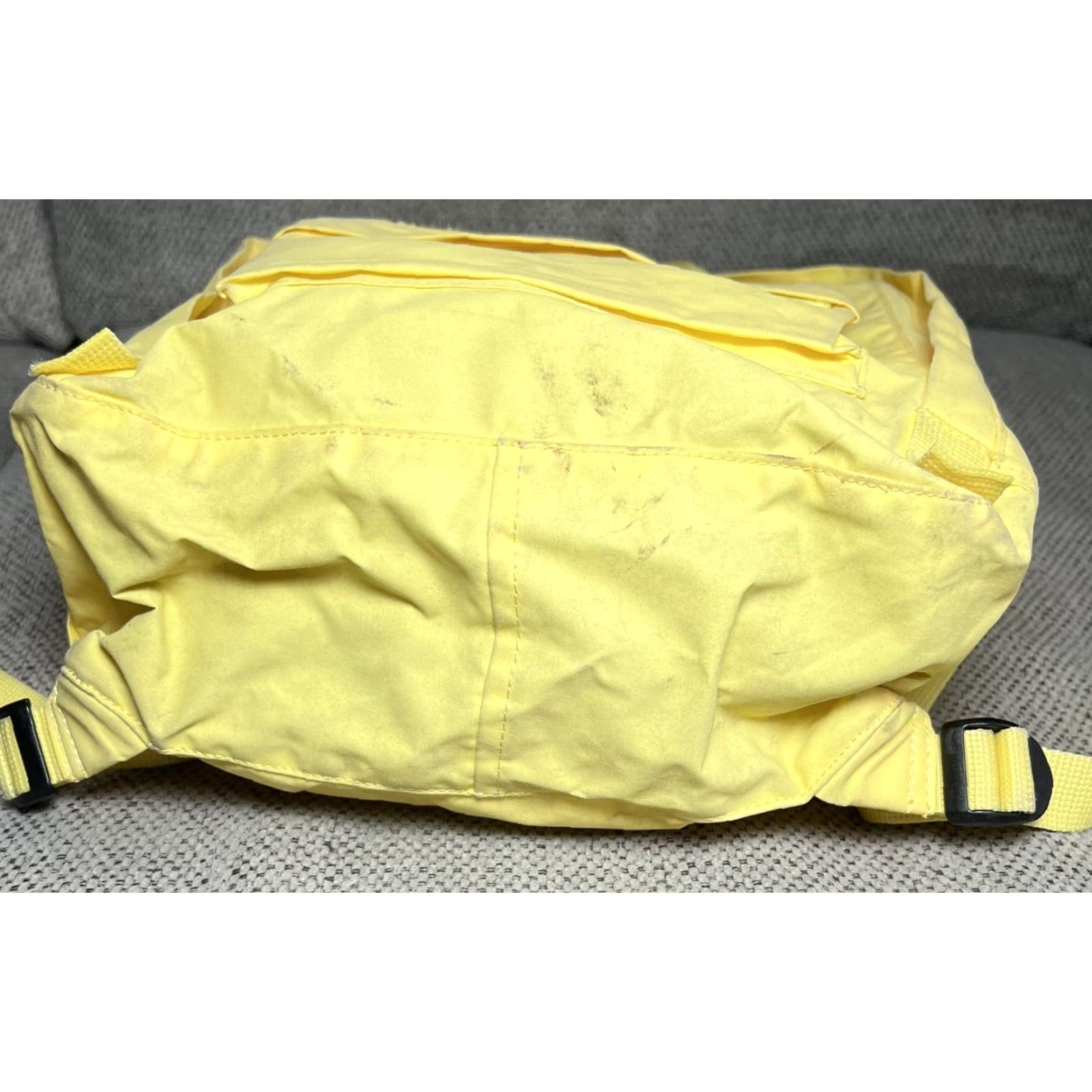 Vintage Fjällräven Kanken Backpack Yellow Waxed Canvas Day Travel Bag School Casual Unisex Adults One Size Backpack Size ONE SIZE - 7 Thumbnail