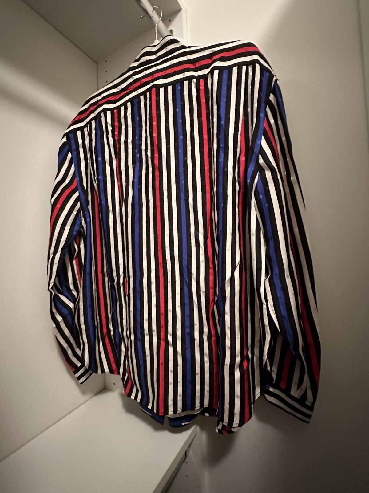 Saint Laurent Paris Saint Laurent Multicolor Silk Shirt A/W 21 Size US L / EU 52-54 / 3 - 4 Thumbnail