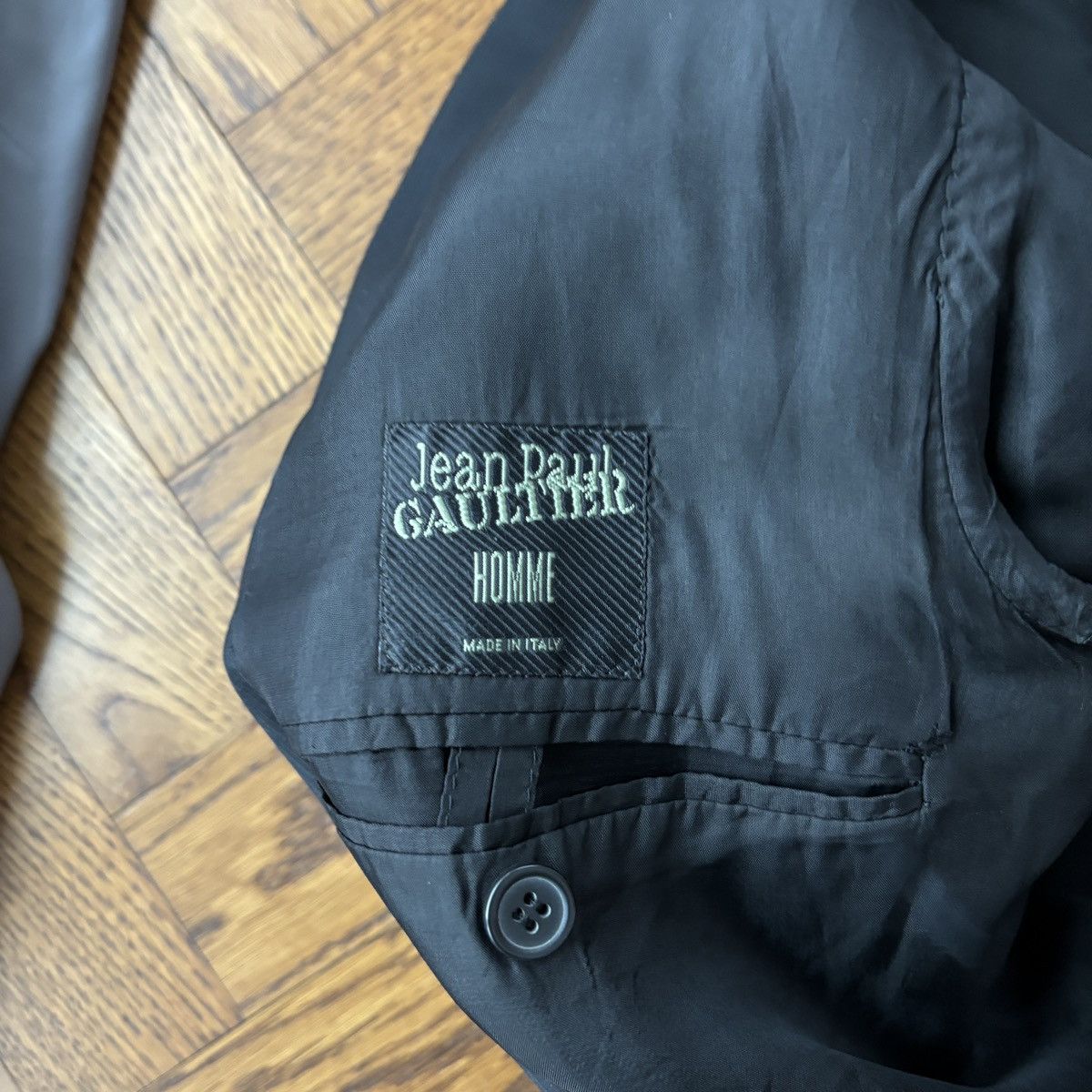 Jean Paul Gaultier × Vintage 1990s Jean Paul Gaultier Suit Jacket 90s Vintage Blazer JPG Size 44R - 4 Thumbnail