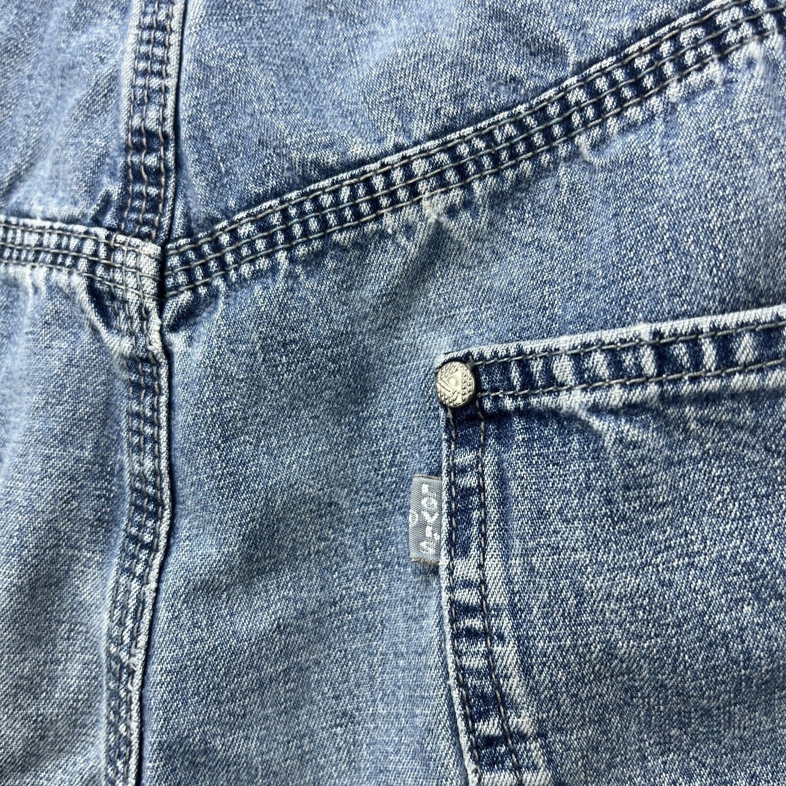 Levi's × Vintage Vintage Y2K Levis Silver Tab Baggy Carpenter Pants 31 Skater Size US 31 - 4 Thumbnail