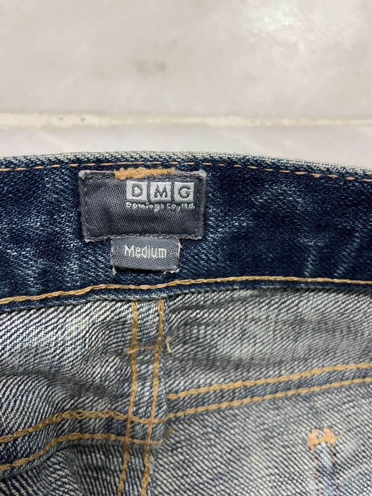 Japanese Brand 💥Flared💥90s Style DMG Mudwash Bell Bottom Sick Jean Japan Size US 29 - 8 Thumbnail