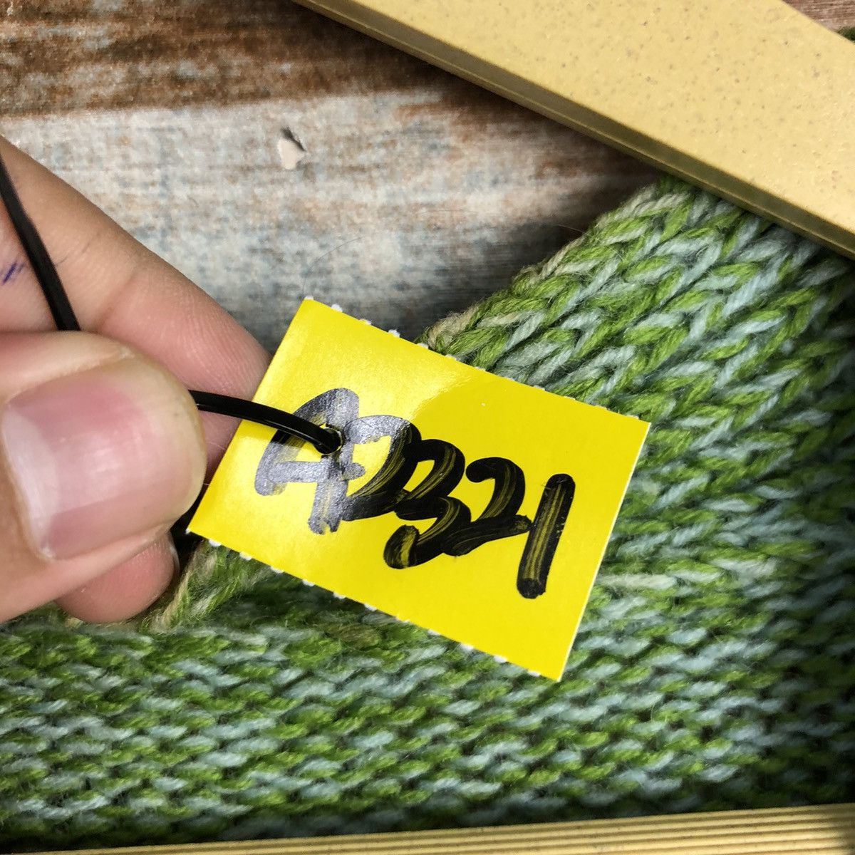 Japanese Brand Japan vintage Green Hand Knitwear cardigan #A2321 Size US S / EU 44-46 / 1 - 10 Thumbnail