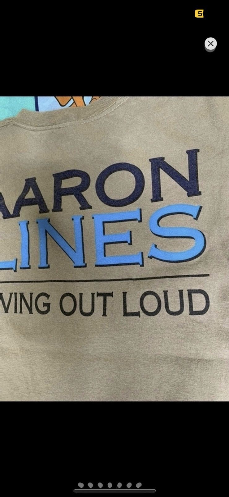 Vintage ***FINAL DROP***RARE 2003 AARON LINES “LIVING OUT LOUD” S Size US S / EU 44-46 / 1 - 8 Thumbnail