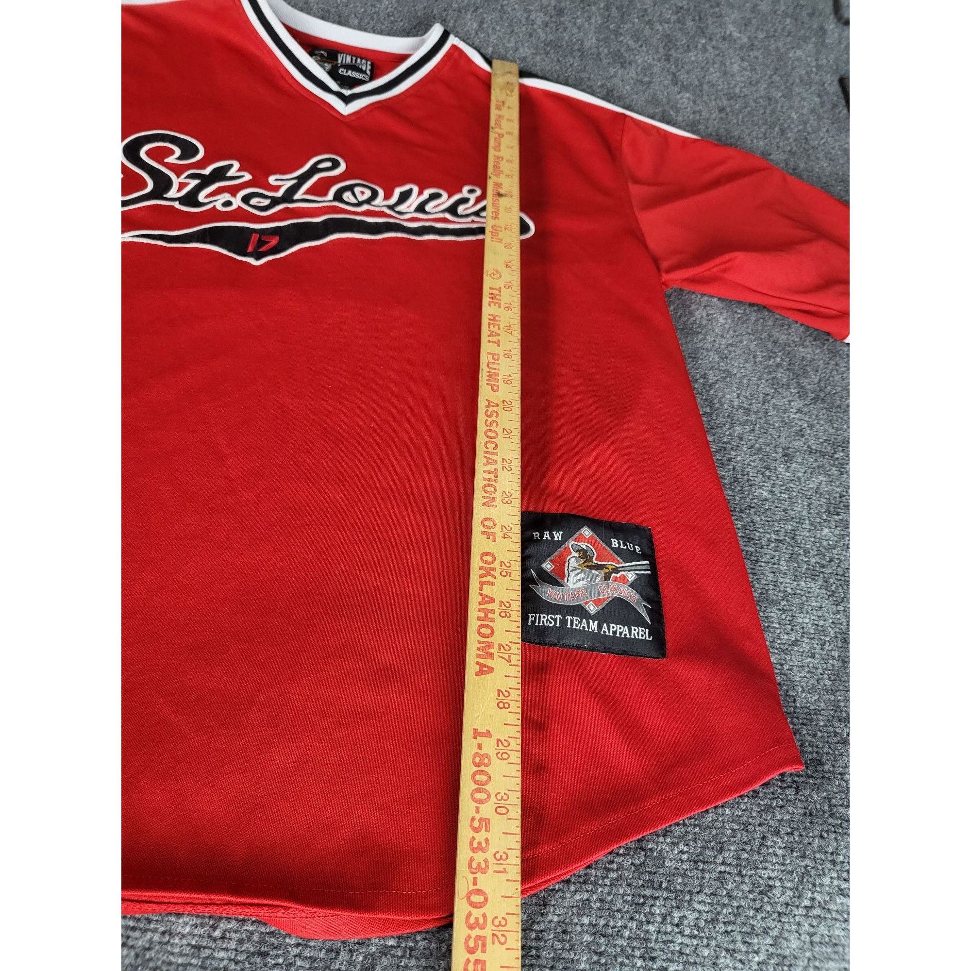 Other St. Louis Stars Negro League Baseball Red Jersey #17 NLBN Me Size US XL / EU 56 / 4 - 4 Thumbnail