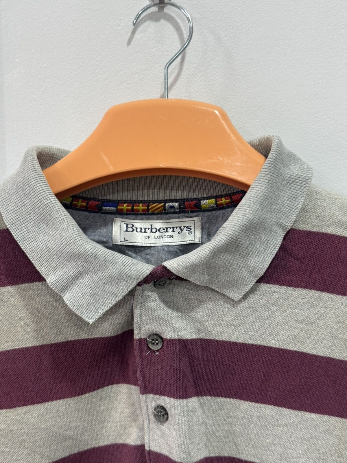 Burberry vintage BURBERRYS’ - long sleeve rugby shirt Size US XL / EU 56 / 4 - 2 Thumbnail