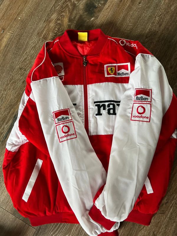 Ferrari Ferrari jacket red white retro pinterest sport streetwear Size US XXL / EU 58 / 5 - 5 Thumbnail