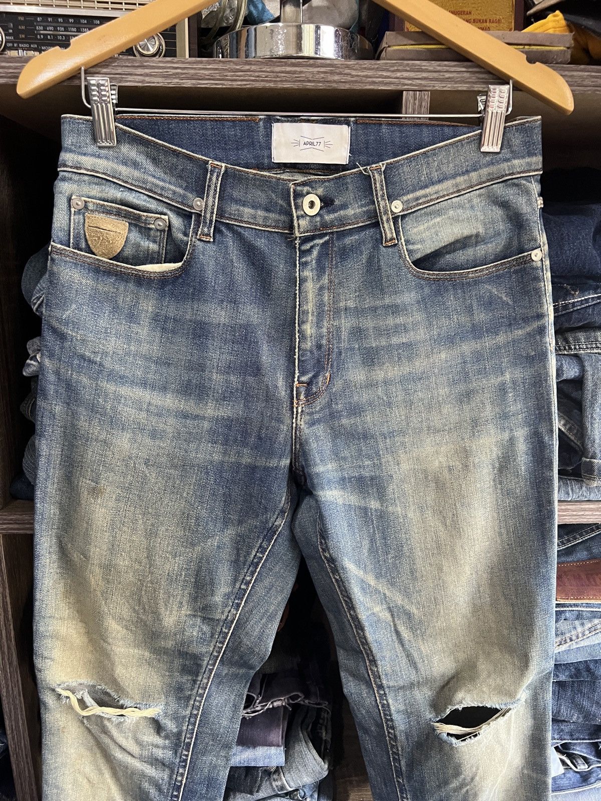 April 77 🔥April 77 Distressed Denim Size US 31 - 5 Thumbnail