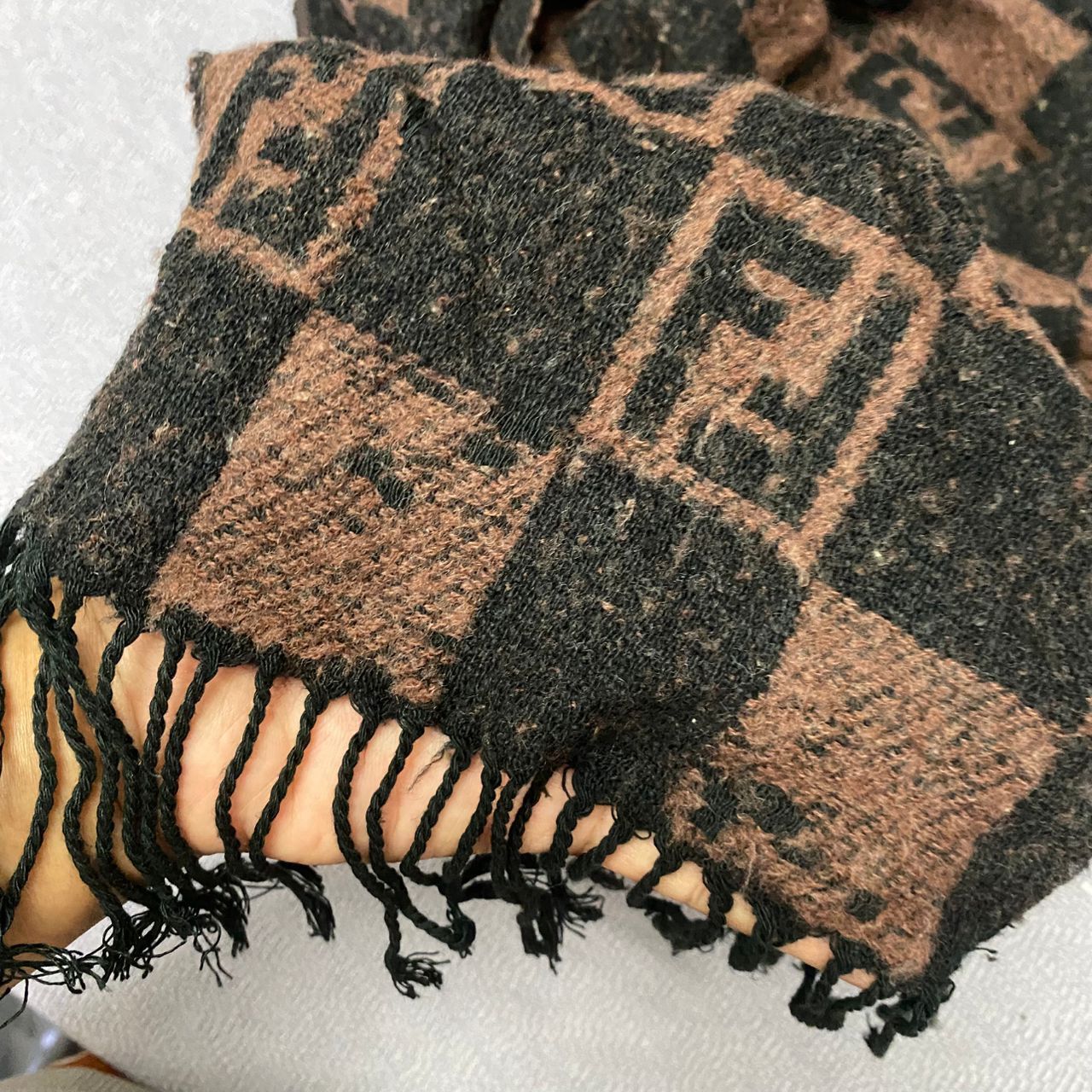 Fendi Vintage Fendi Paris Wool Scarf Size ONE SIZE - 5 Thumbnail