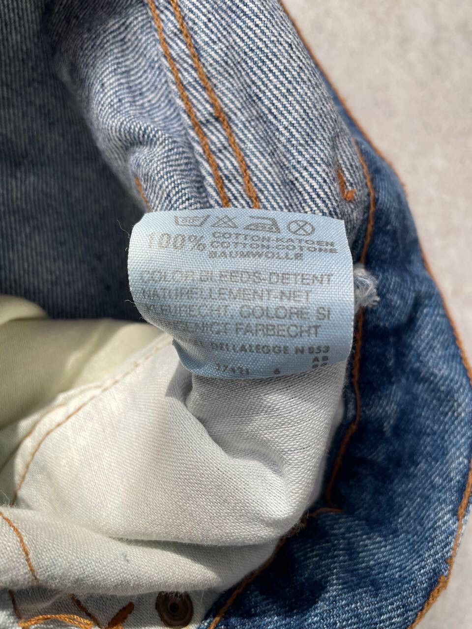 Levi's × Levi's Vintage Clothing Vintage 90s Levi’s 501 Blue Denim Baggy Pants Made In USA Size US 34 / EU 50 - 8 Thumbnail
