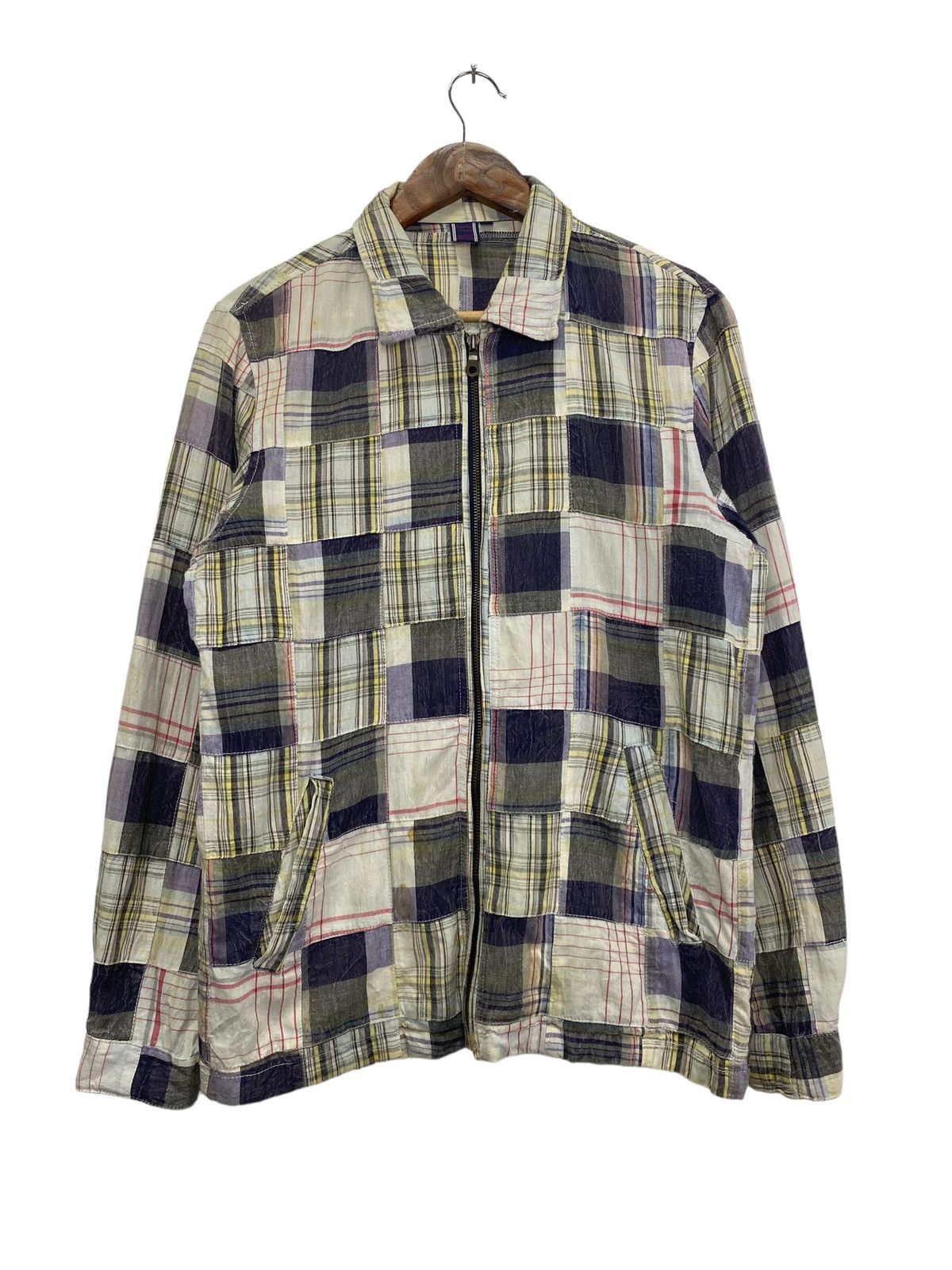 Japanese Brand × Vintage Vintage Kearrey House patchwork jacket Size US M / EU 48-50 / 2 - 1 Thumbnail
