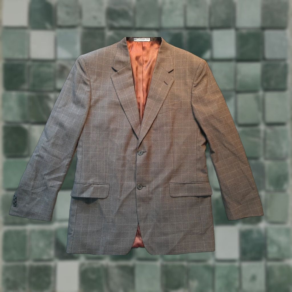 Emanuel Ungaro VINTAGE Emanuel Ungaro Blazer Jacket Size 40 R Wool Gray Gray Business Men's Suit 2 Piece Size 40R - 1 Thumbnail