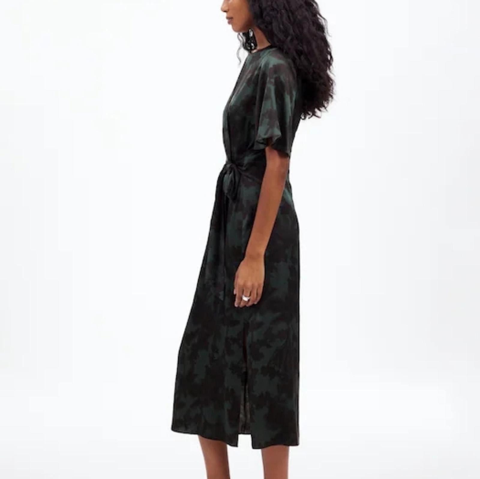 Madewell NWT Madewell Tie-Waist Midi Dress in Floral Size XXS / US 00 / IT 34 - 4 Thumbnail