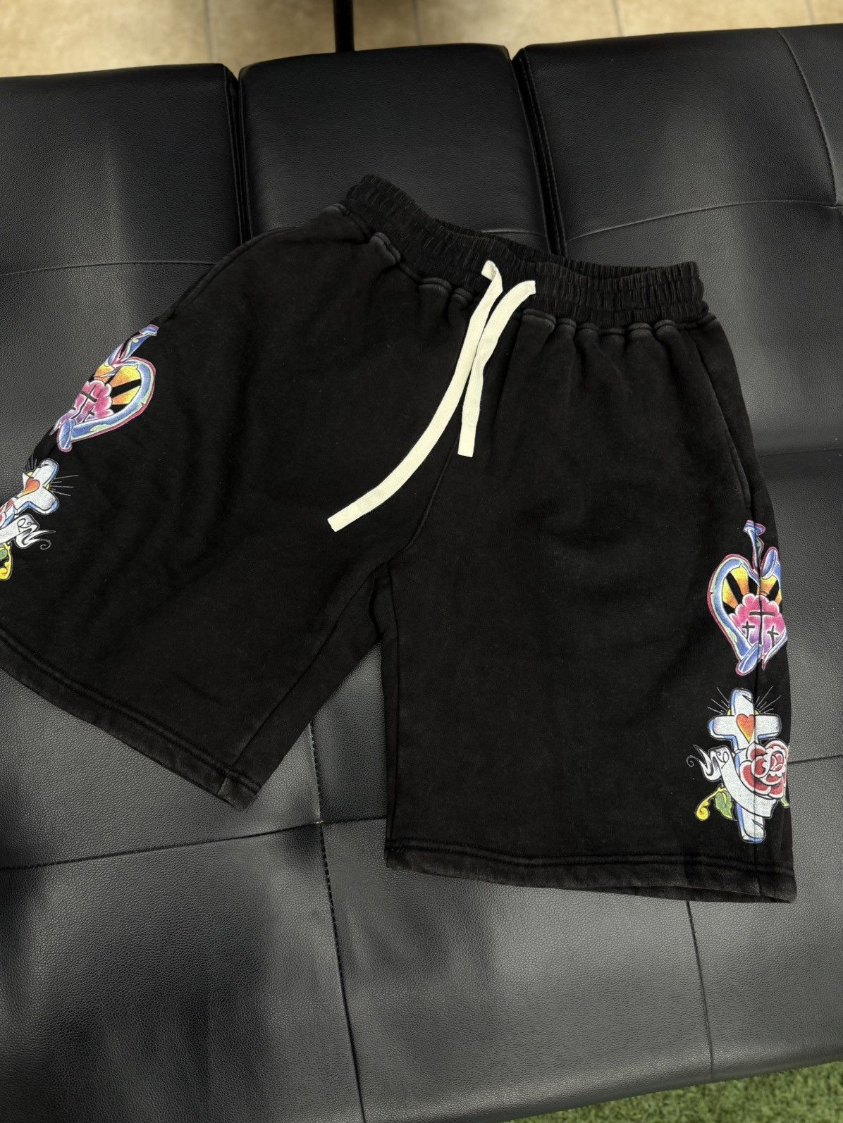 Other We Are Righteous Black Cotton Shorts Size XS (NEW) Size US 28 / EU 44 - 3 Thumbnail