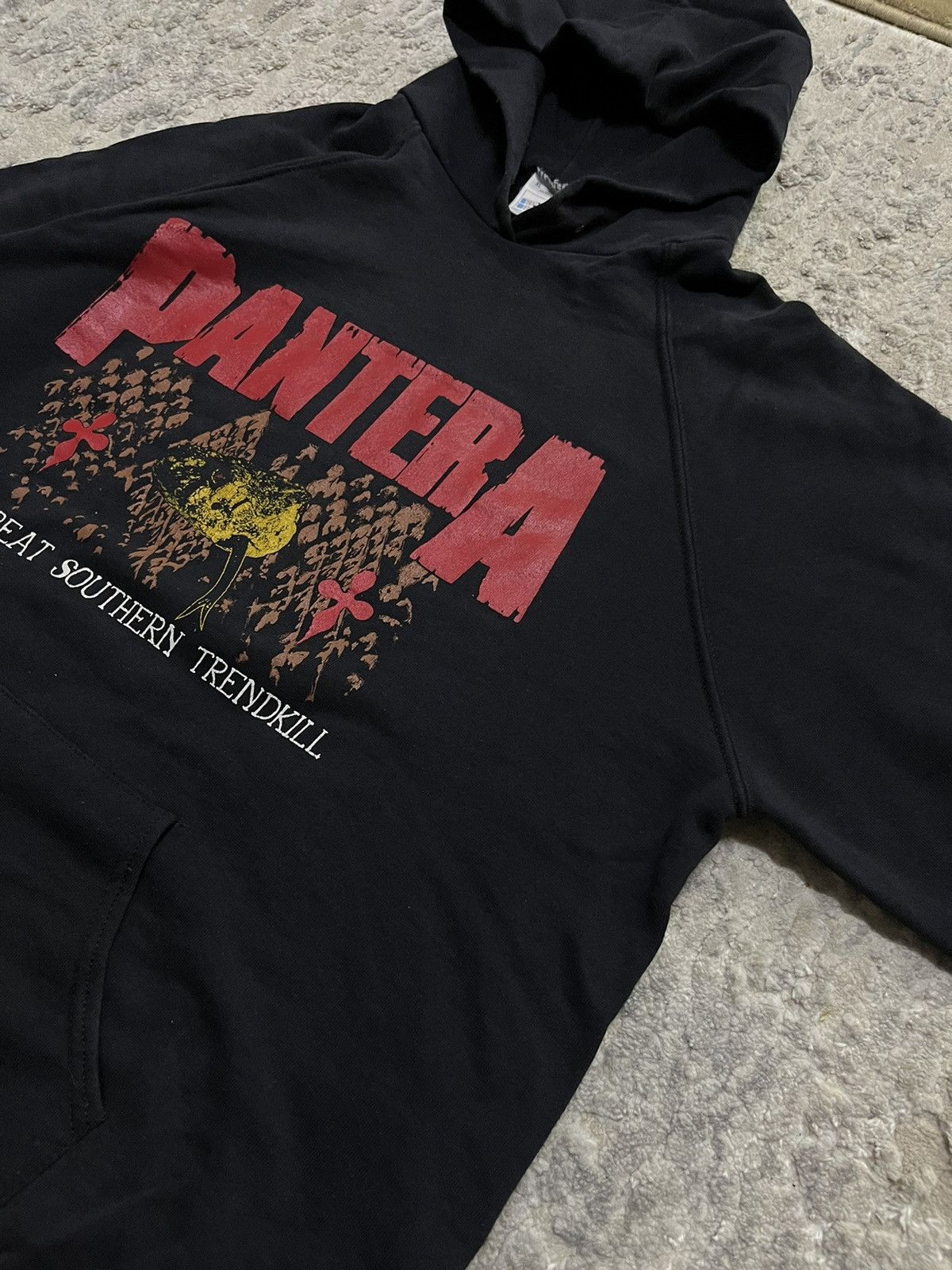 Band Tees Rare Vintage 90s Pantera The Great Southern Trendkill Hoodie Size US XL / EU 56 / 4 - 8 Thumbnail