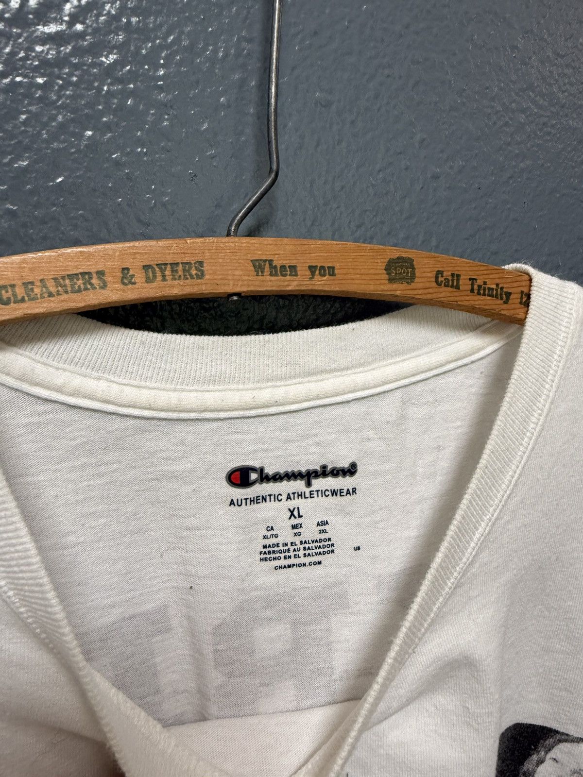 Champion Champion Virgil Abloh Figures Of Speech White Tee Shirt XL Size US XL / EU 56 / 4 - 4 Thumbnail