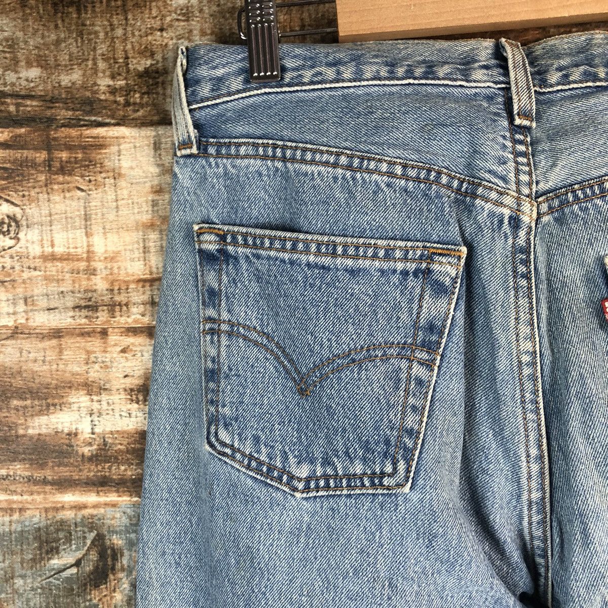 Levi's Levis 501 Blue Denim ripped vintage Pants #A2576 Size 30" / US 8 / IT 44 - 18 Thumbnail