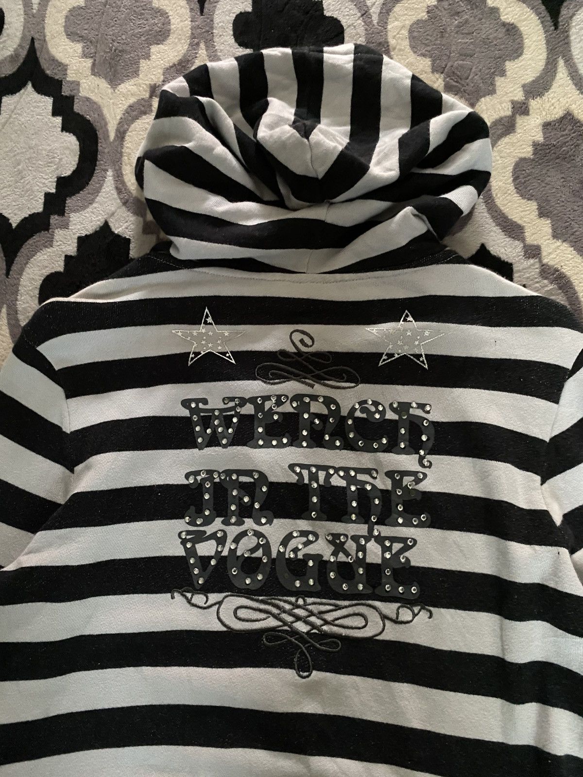 Japanese Brand Y2k weshine striped hoodie Size US M / EU 48-50 / 2 - 5 Thumbnail