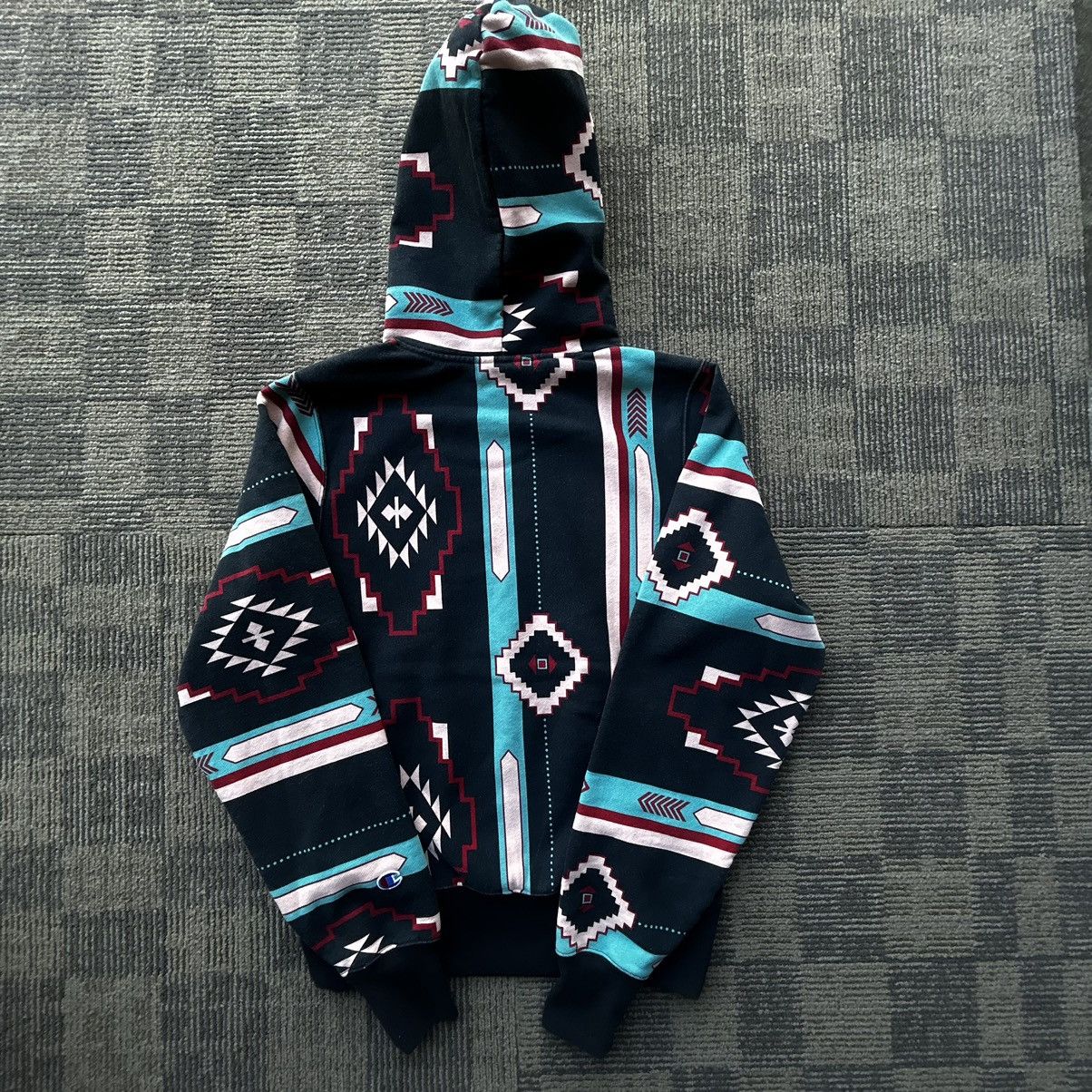 Champion Champion Reverse Weave Southwestern Aztec Print Hoodie Size US S / EU 44-46 / 1 - 6 Thumbnail