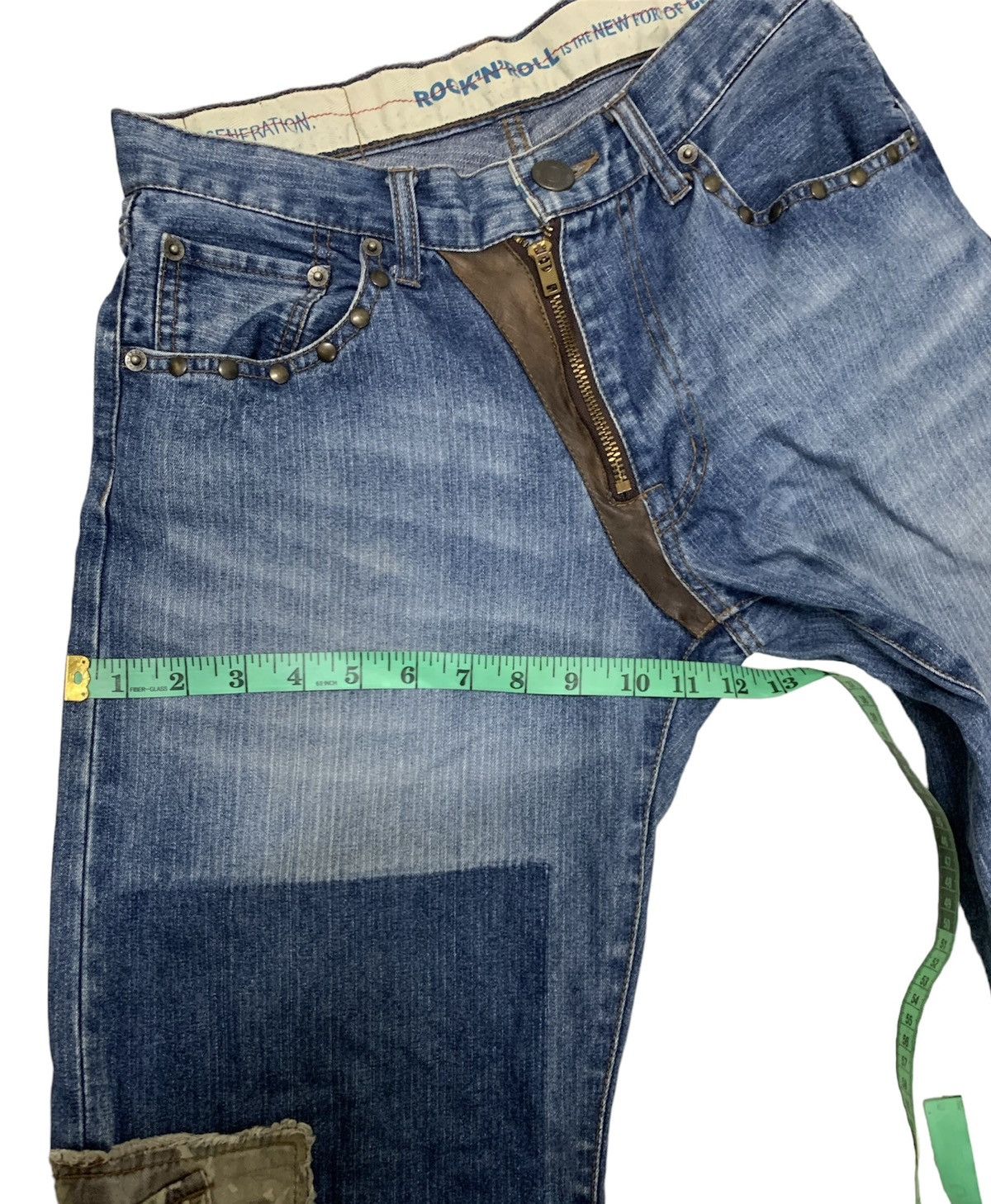Japanese Brand × PPFM PPFM denim cargo camouflage patchwork Size US 28 / EU 44 - 8 Thumbnail