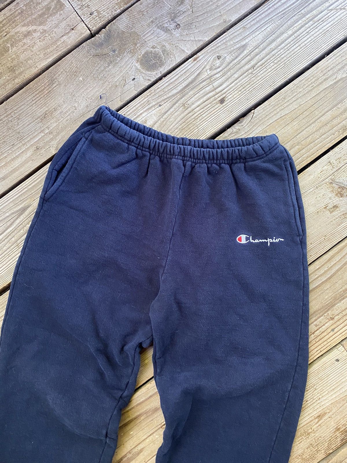 Champion Vintage Champion Made In USA Heavy Cotton Baggy Sweatpants Size US 32 / EU 48 - 2 Thumbnail