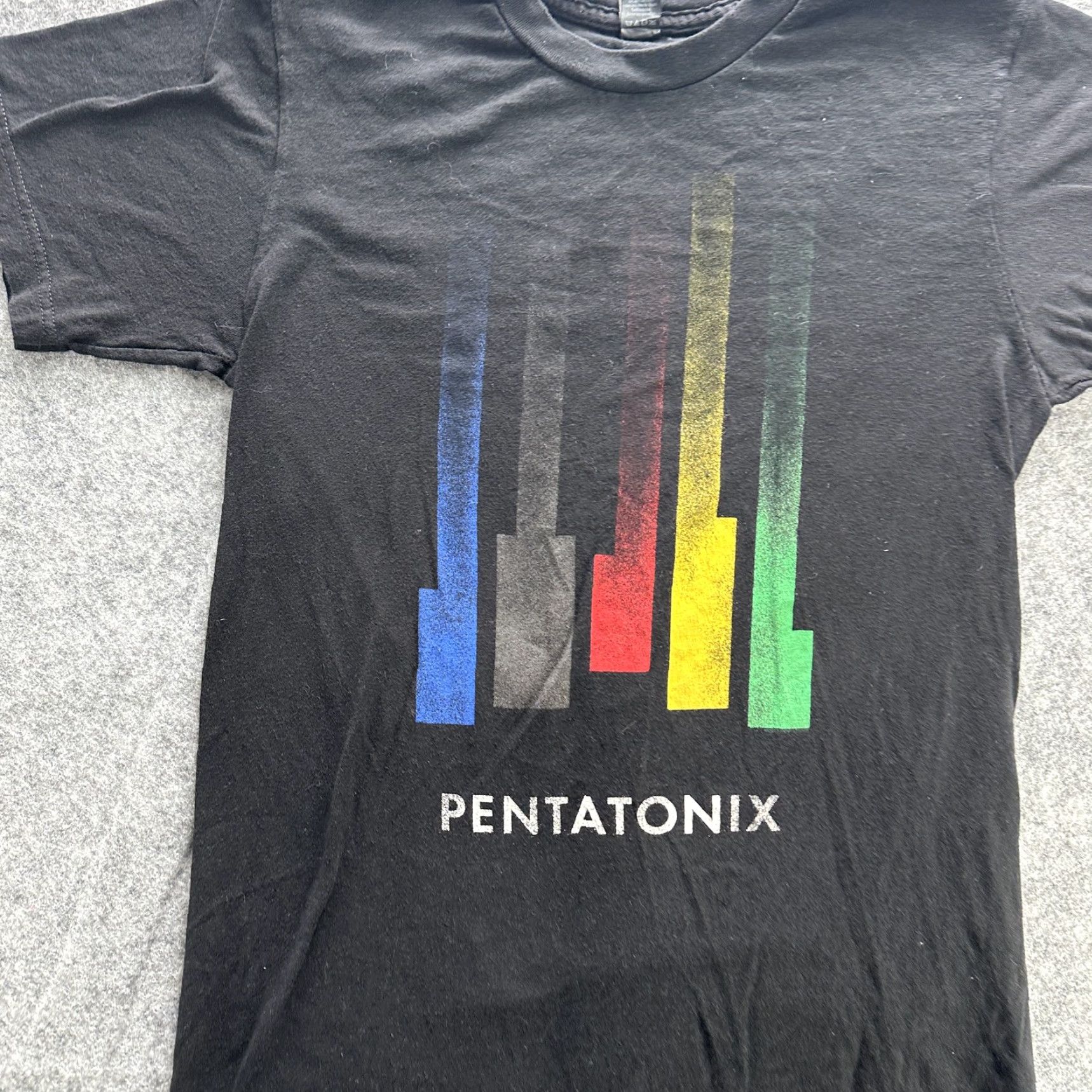 Tultex Pentatonix Shirt Mens Small Black 2018 Tour Concert Graphic A Cappella Music Tee Size US S / EU 44-46 / 1 - 2 Thumbnail
