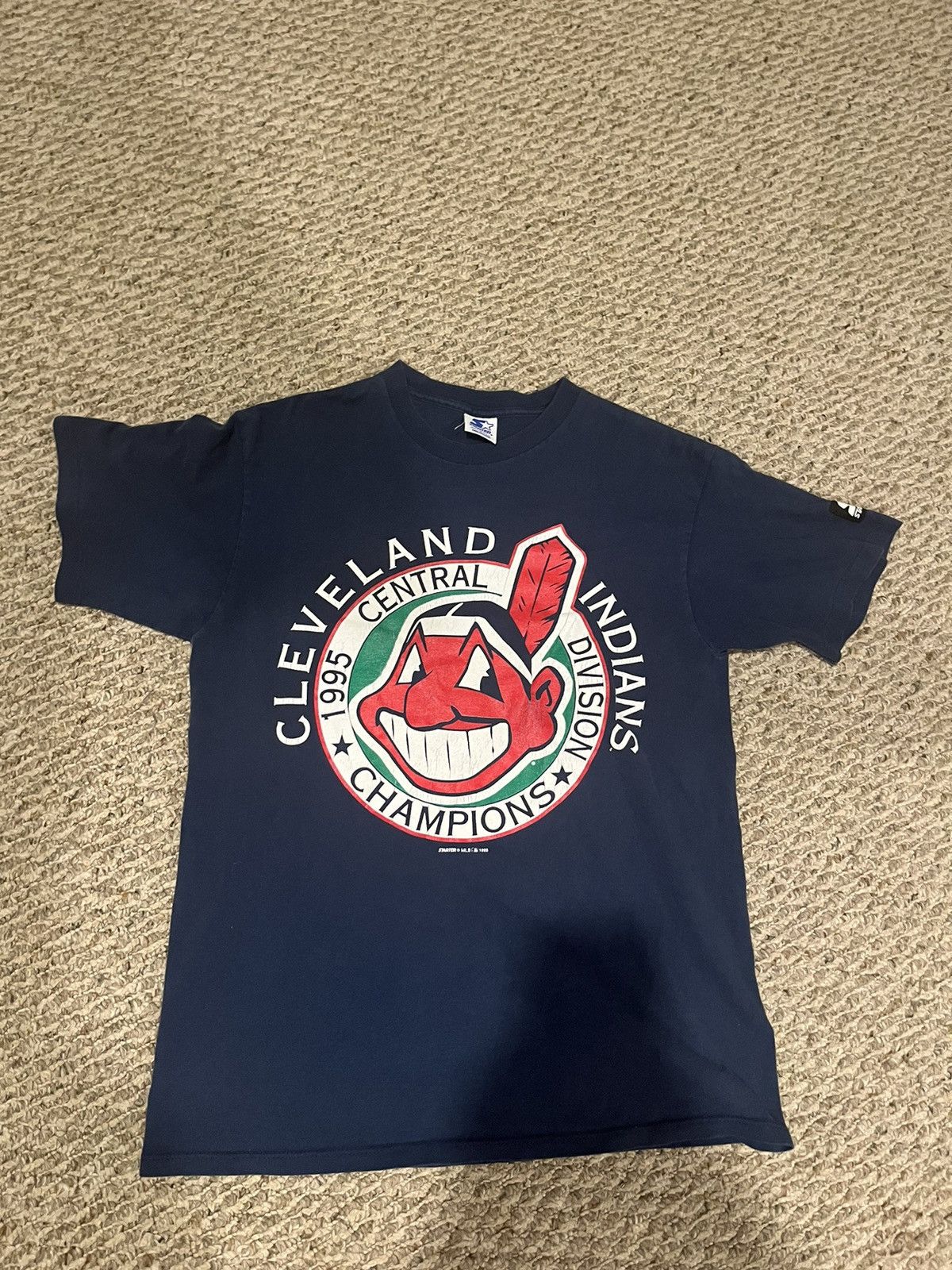 Starter × Vintage Vintage Cleveland Indians 1995 starter tee Size US M / EU 48-50 / 2 - 1 Thumbnail