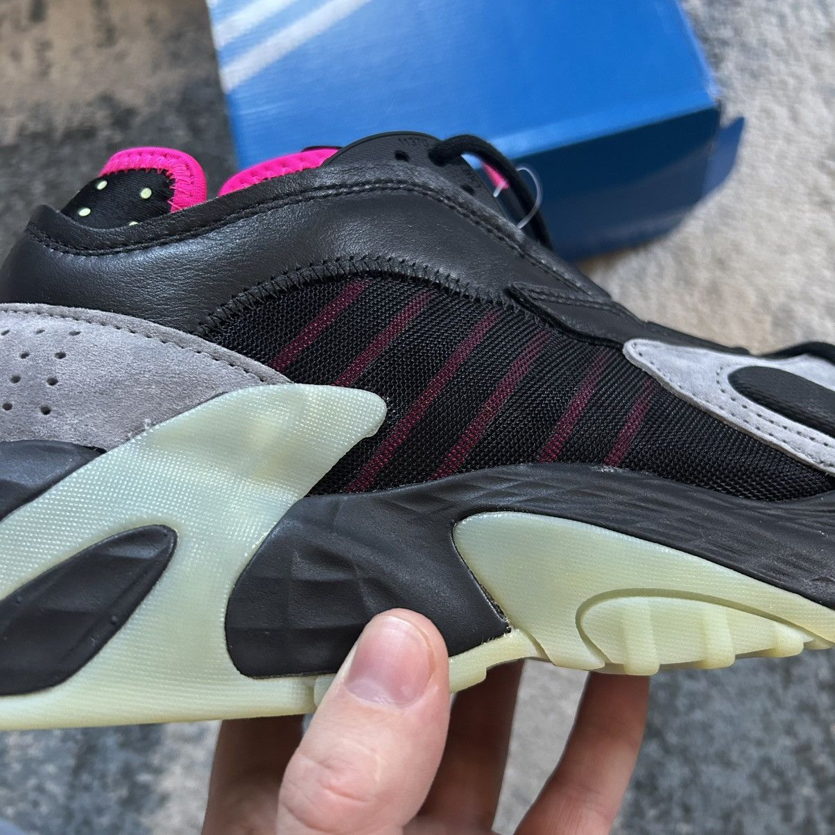 Adidas GiTD Adidas Streetball black pink glow in the dark air yeezy Size US 9.5 / EU 42-43 - 12 Thumbnail
