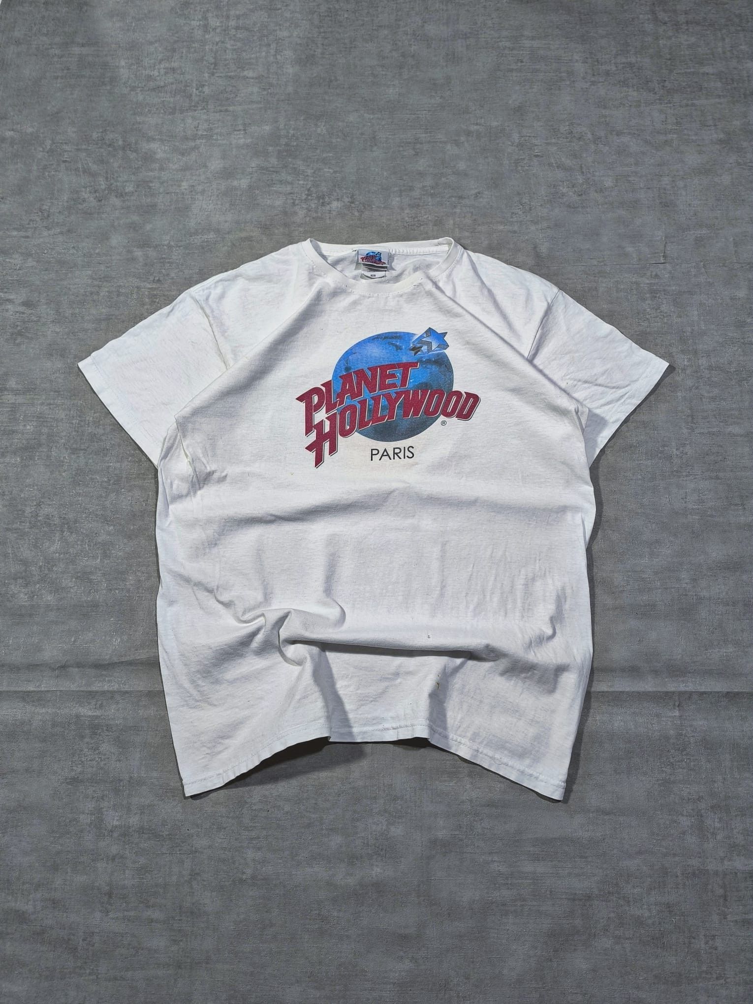 Planet Hollywood trashed vintage 1998 planet Hollywood Paris Balenciaga Style Size US L / EU 52-54 / 3 - 2 Thumbnail