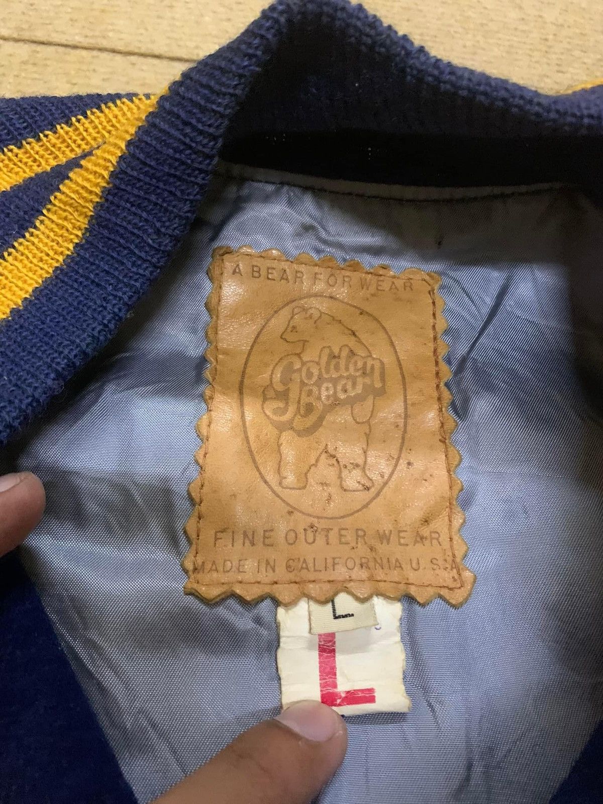 Golden Bear 🔥VTG GOLDEN BEAR VARSITY JACKETS WILDCATS Size US L / EU 52-54 / 3 - 8 Thumbnail