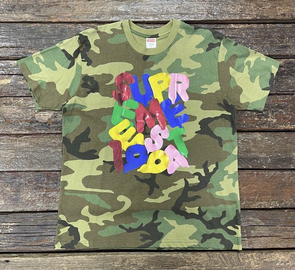 Supreme Supreme Balloons Camo Tee Size US M / EU 48-50 / 2 - 1 Thumbnail