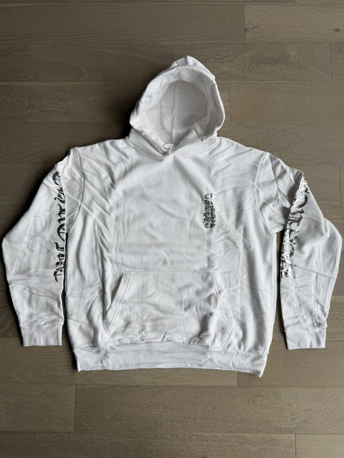 Chrome Hearts Chrome hearts white foil hoodie | Grailed