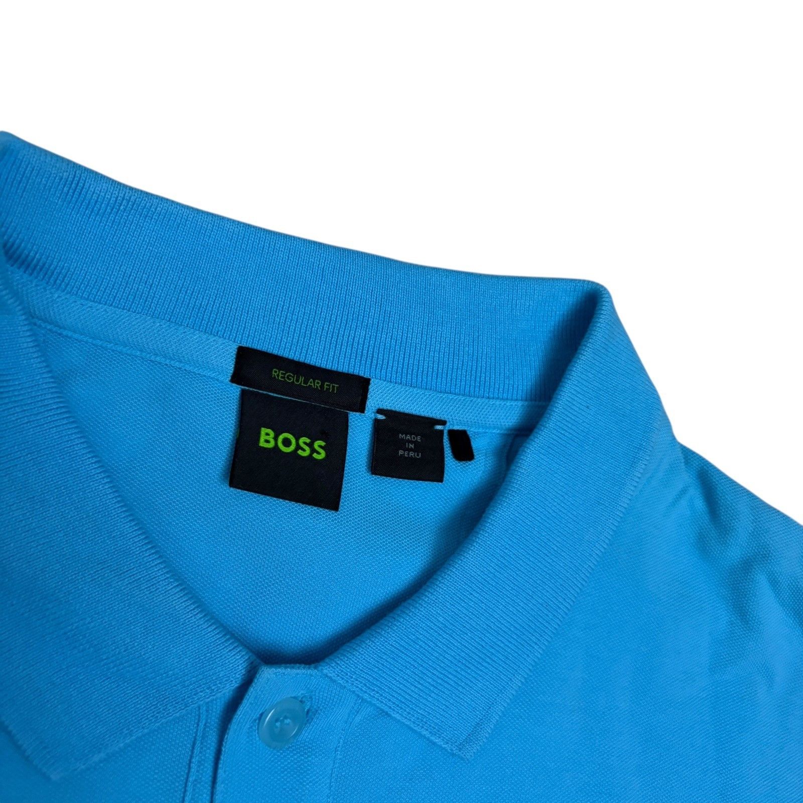 Hugo Boss BOSS Designer Blue Golf Business Casual Polo Tee Shirt 2XL Size US XXL / EU 58 / 5 - 3 Thumbnail
