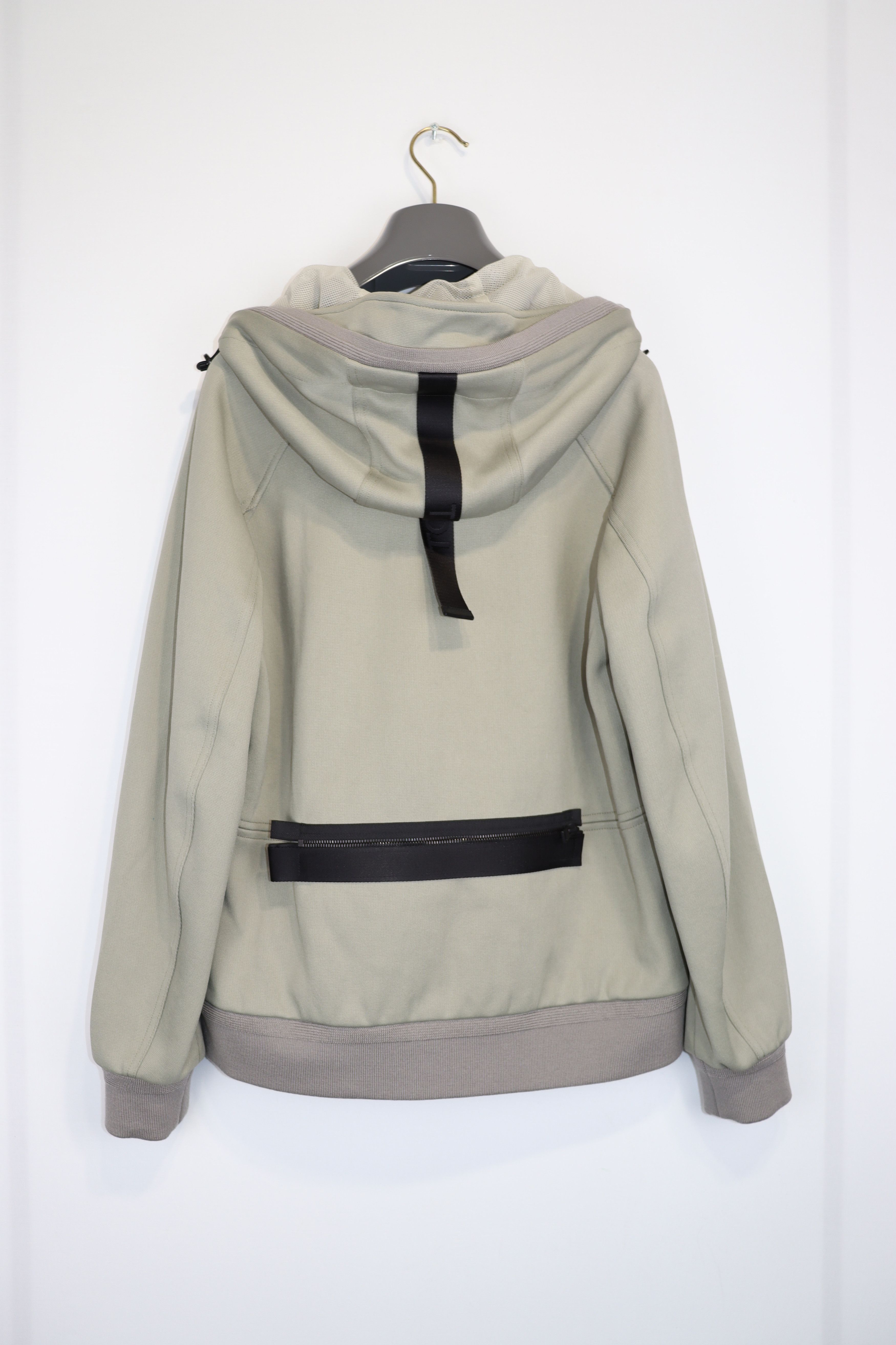 Tom Ford o1rshd1 Zip Up Jacket Hoodie in Light Stone Grey Size US M / EU 48-50 / 2 - 8 Thumbnail