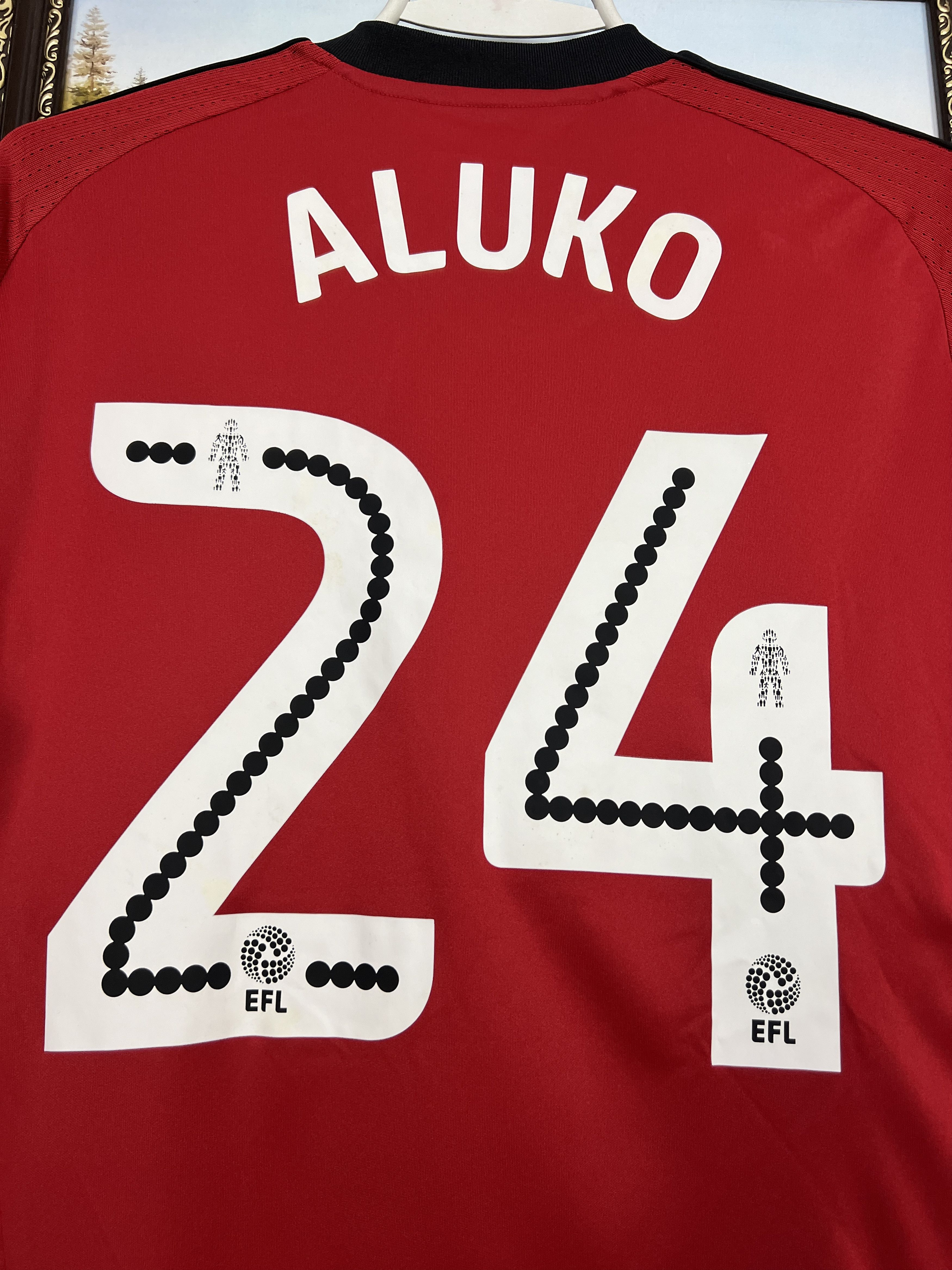 Adidas Fulham Third football shirt 2015 Soccer Adidas #24 Aluko Size US S / EU 44-46 / 1 - 15 Thumbnail