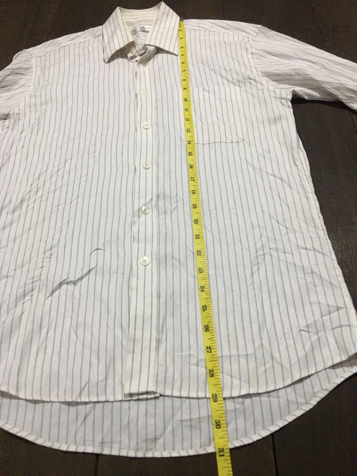 Balenciaga BALENCIAGA STRIPED SHIRT BUTTON UPS Size US M / EU 48-50 / 2 - 12 Thumbnail