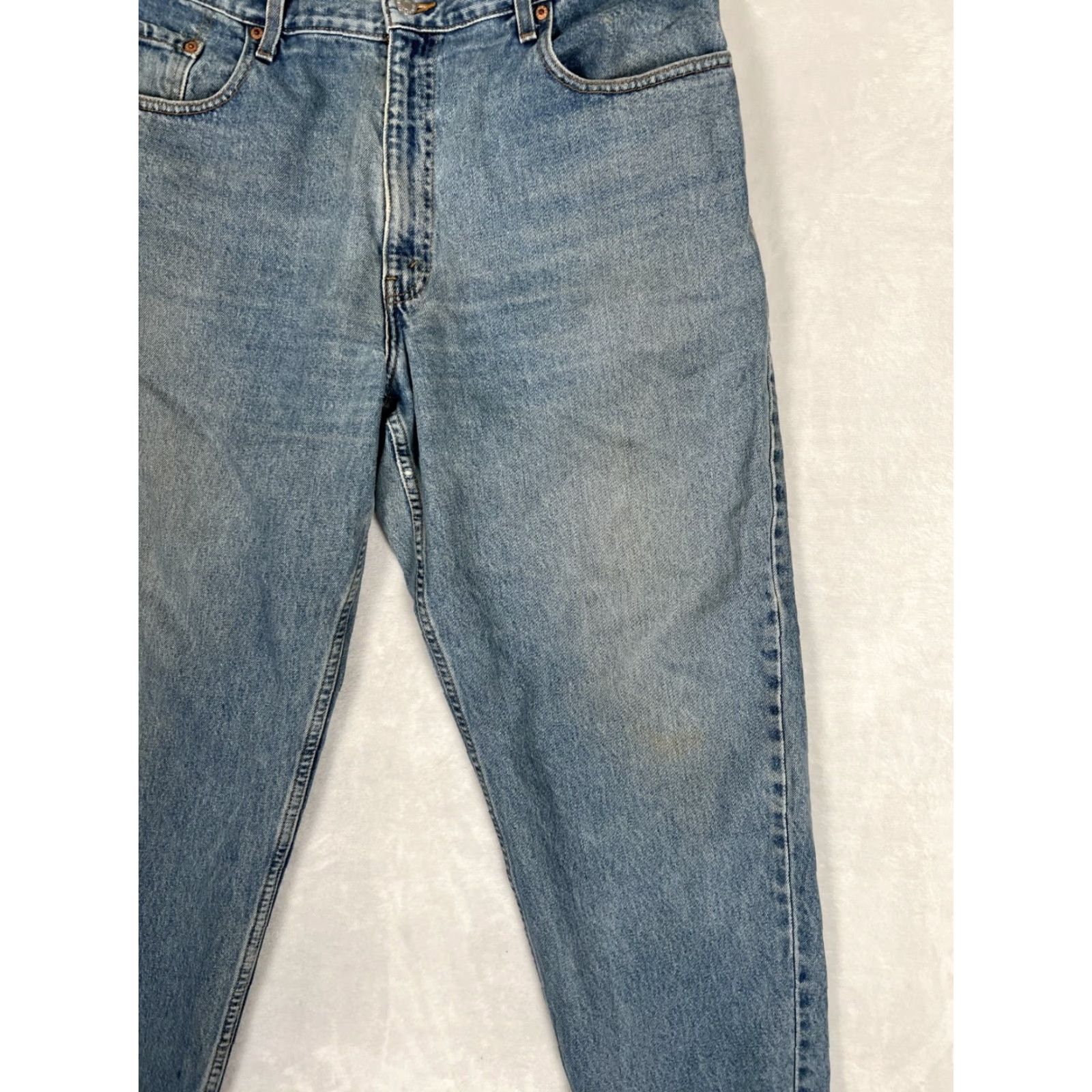 Levi's VINTAGE Levi’s 560 Jeans Mens 36x30 Blue Loose Fit Tapered 90s READ Size US 36 / EU 52 - 3 Thumbnail