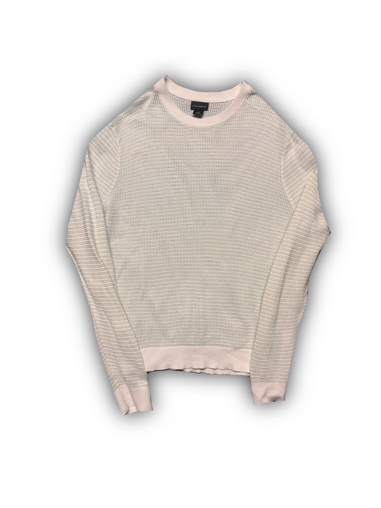 Club Monaco Club Monaco Blue-White Mesh Sweater Size US M / EU 48-50 / 2 - 1 Thumbnail