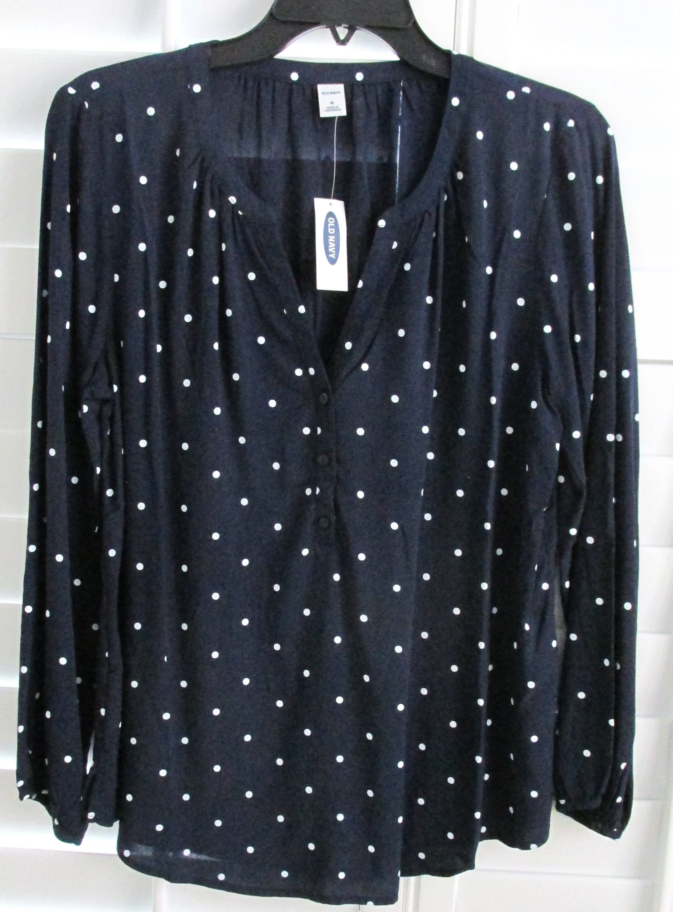Old Navy Old Navy (NWT) Women's Long Sleeve Blouse Size Medium Size M / US 6-8 / IT 42-44 - 1 Thumbnail