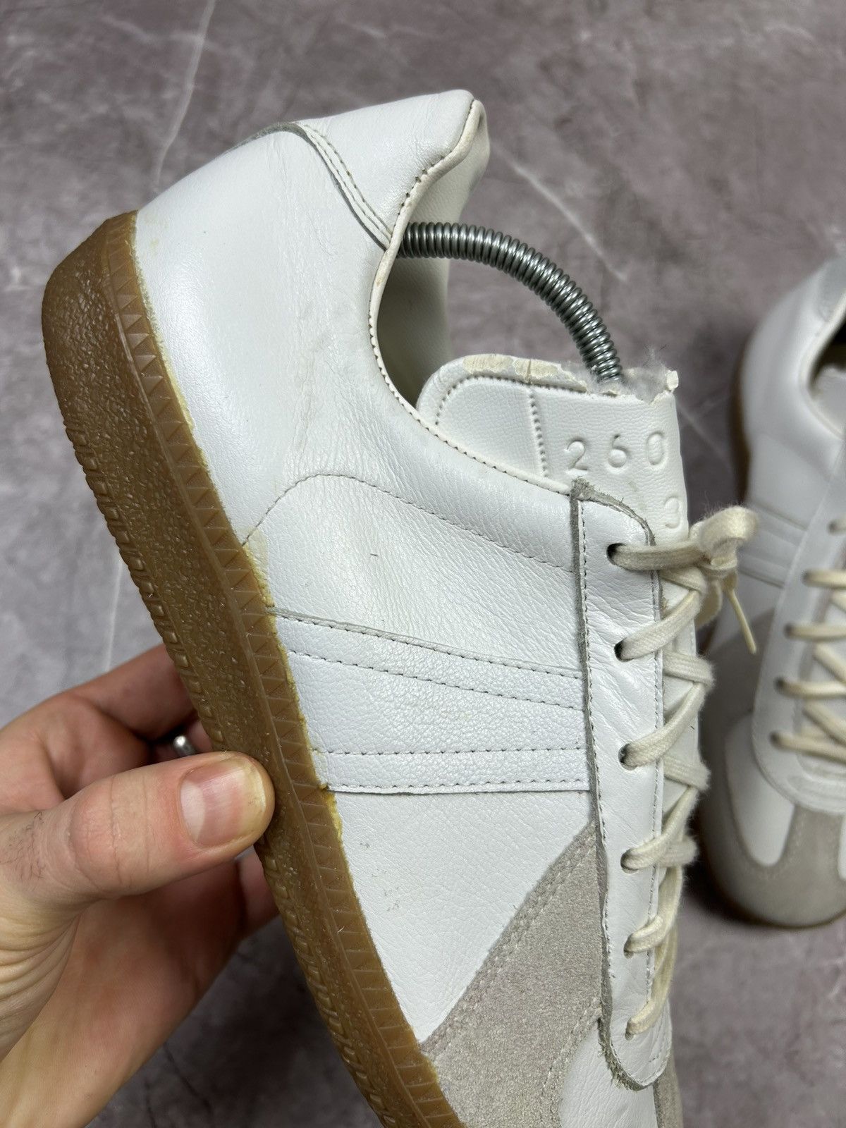 Vintage GAT BW Sport Army Trainer Bundeswehr Shoes Leather Sneakers Size US 8 / EU 41 - 13 Thumbnail