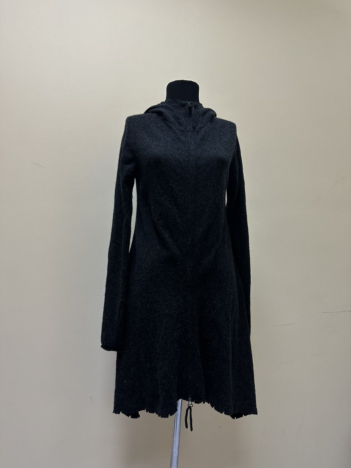 Japanese Brand × Rundholz Rundholz DIP Black Label Avant Garde Zip Hooded Wool Jacket Size S / US 4 / IT 40 - 3 Thumbnail