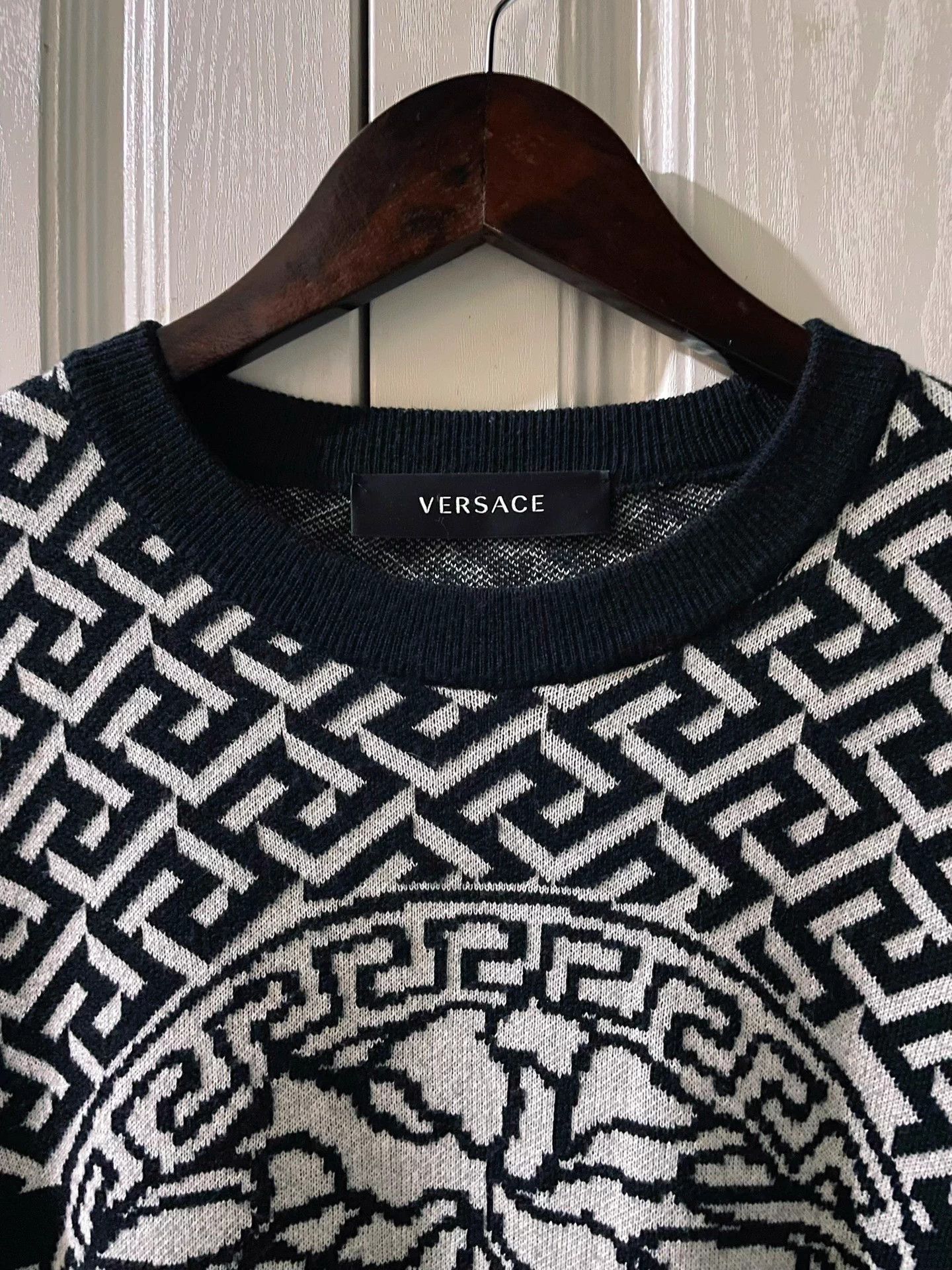 Versace Versace Limited Wool Knit Milan Runway Sweater Size US M / EU 48-50 / 2 - 3 Thumbnail