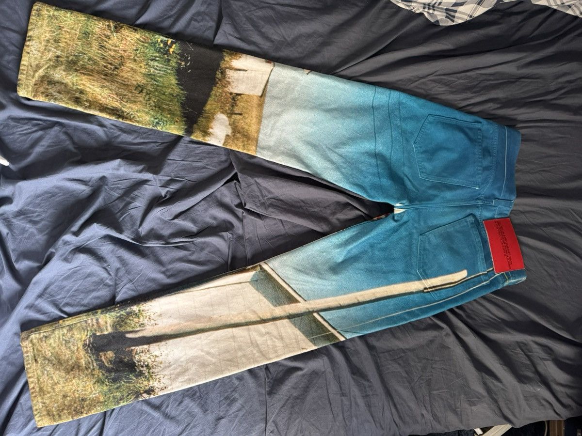 Raf Simons Calvin Klein x Raf Simons American Flag Denim (FW18) Size US 27 - 8 Thumbnail