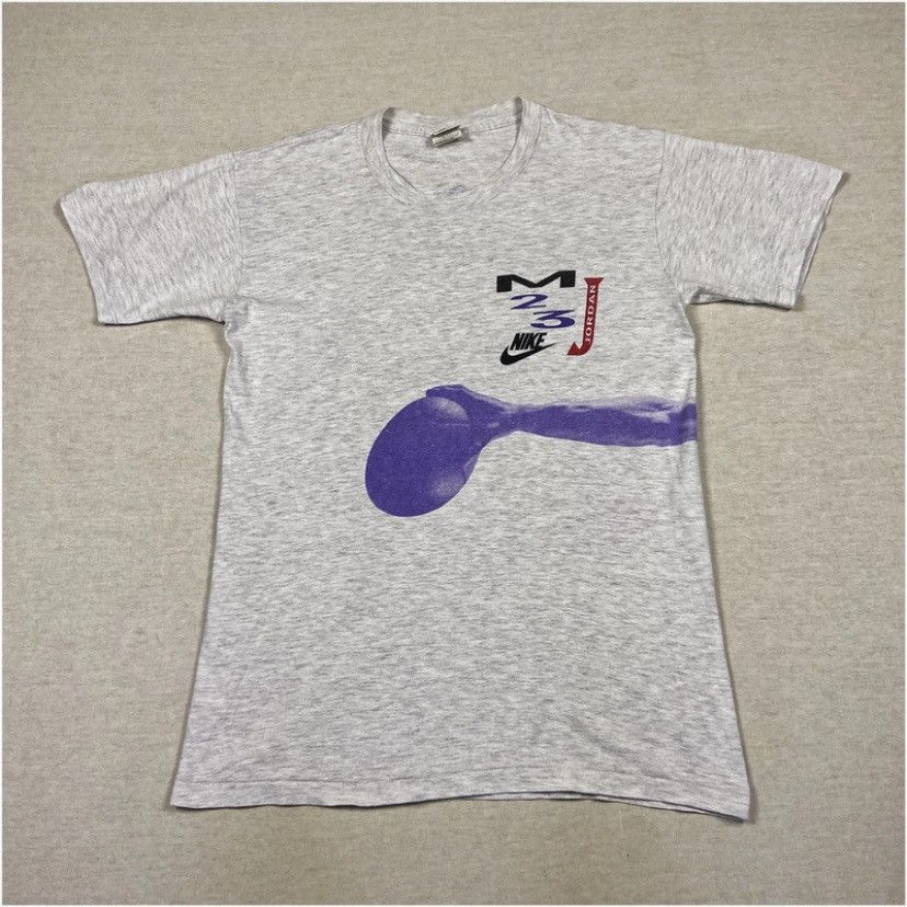 Jordan Brand × Nike × Vintage Vintage rare Nike x Jordan T-shirt Size US S / EU 44-46 / 1 - 5 Thumbnail