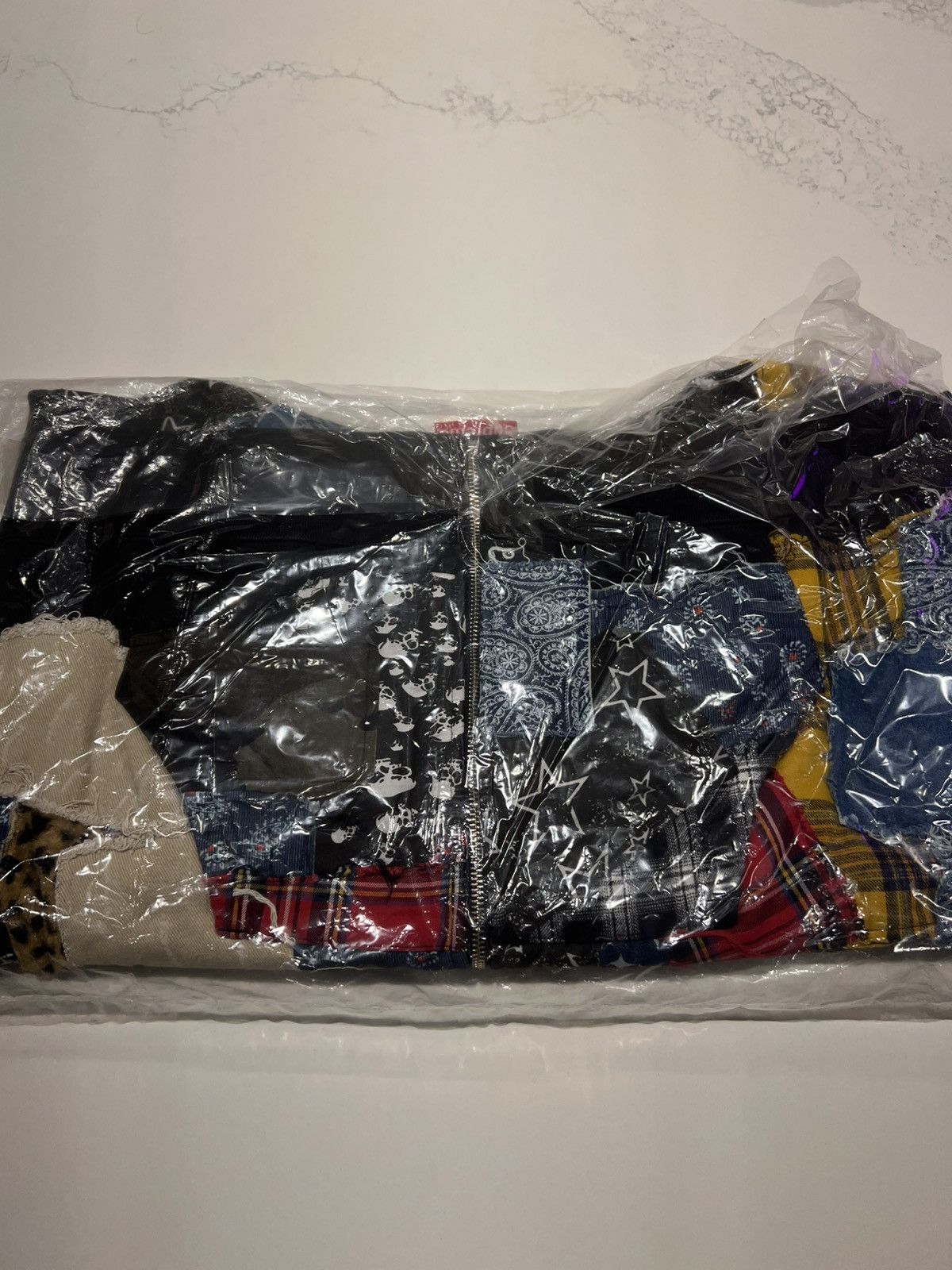 Supreme Supreme Patchwork Zip Up Hooded Sweatshirt Size Large Size US L / EU 52-54 / 3 - 6 Thumbnail