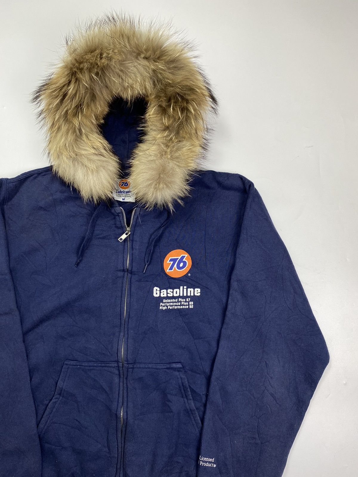 Japanese Brand fur hoodie 76 gasoline style lgb Size US M / EU 48-50 / 2 - 3 Thumbnail