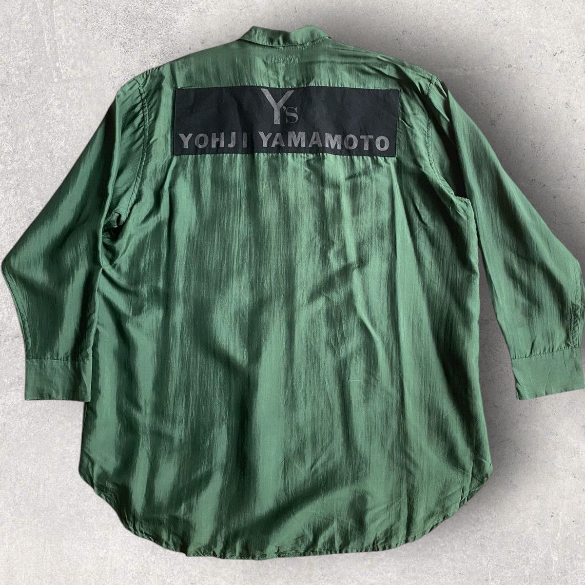 Yohji Yamamoto Vintage Y’s For Men Logo Oversize Rayon Shirt Size US M / EU 48-50 / 2 - 4 Thumbnail