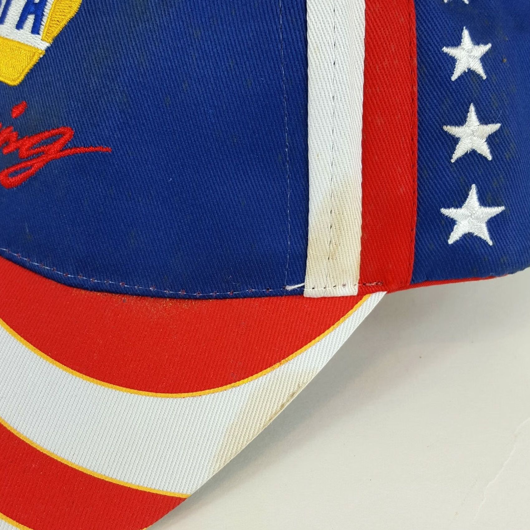 NASCAR VTG Napa Racing NASCAR USA Flag #15 Trucker Hat Snapback Cap Patriotic Hat Men Adjustable Multicolor 90s Retro Sports USA NASCAR Sunglasses? Size ONE SIZE - 7 Thumbnail