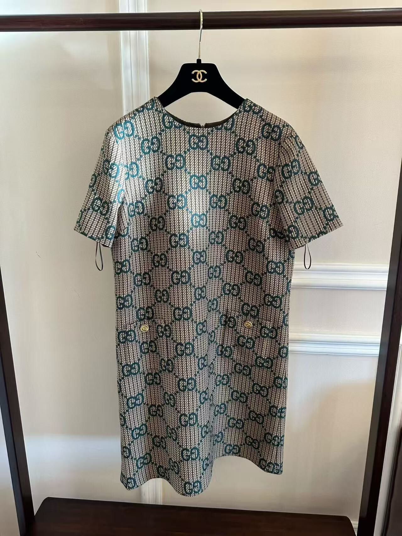 Gucci Gucci Full Logo Wool Dress Size XS / US 0-2 / IT 36-38 - 1 Thumbnail