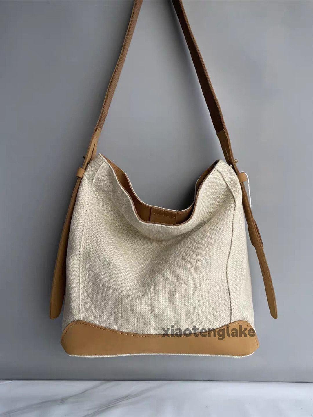 Vintage Unisex washed work cargo patchwork yuppie bag Size ONE SIZE - 3 Thumbnail